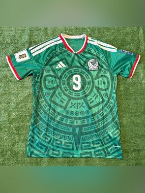 Raul Jimenez #9 Mexico Home Jersey 26/27